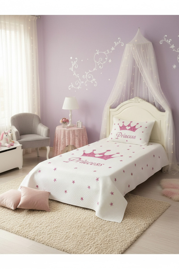 Princess Crown Children's Pique Set