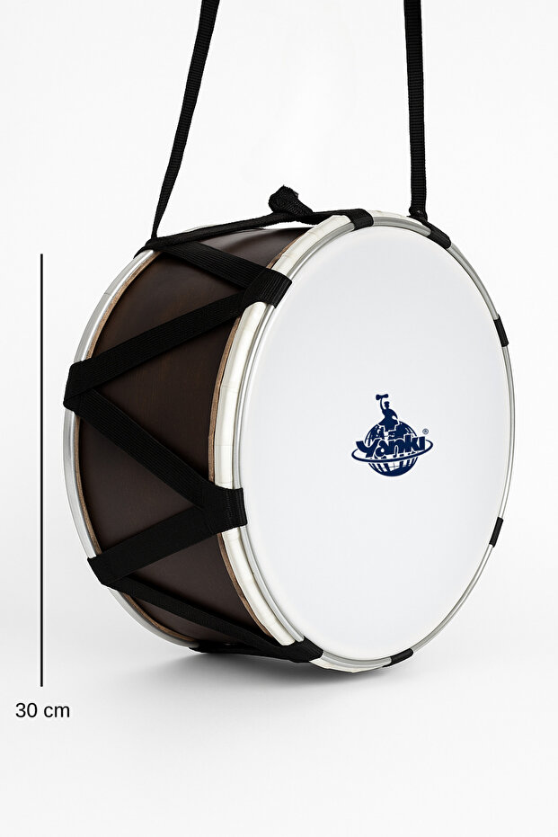 CD-30 Çocuk Davulu 30cm Profesyonel - El Yapımı, Dayanıklı Deri (Tokmak ve Çubuk Dahil) - 2