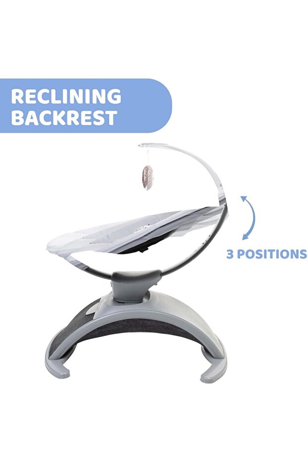 أرجوحة موجة مريحة 0-9 كجم، سيلفر سبرينج - 5