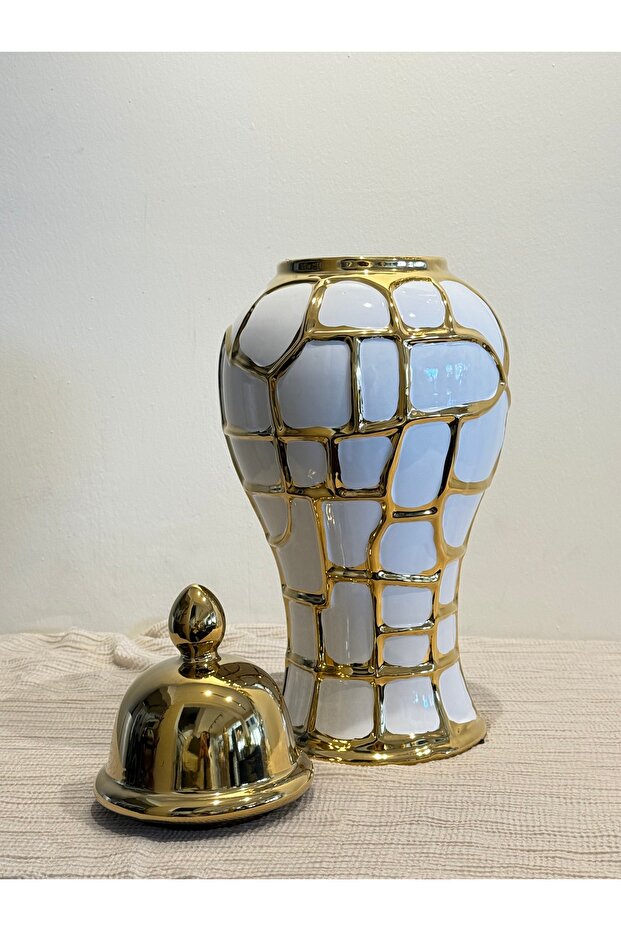 Beyaz gold vazo - 3