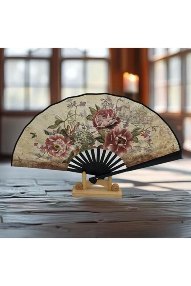 مجموعة مراوح منقوشة مكونة من 12 قطعة و3 نماذج - 3