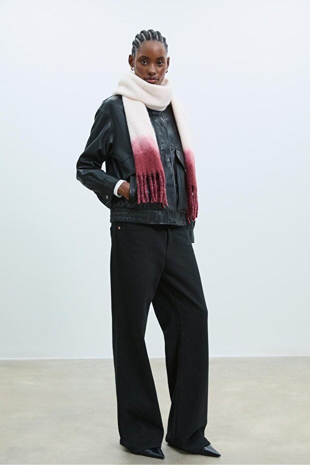 Dip boyamalı atkı - 2