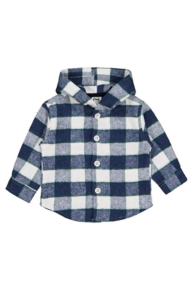 Lumberjack 6-18 Months Shirt - Navy Blue