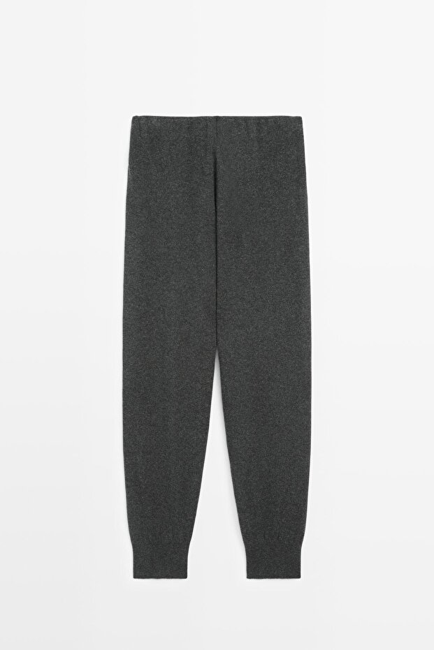 Cepli %100 yün jogger pantolon - 8