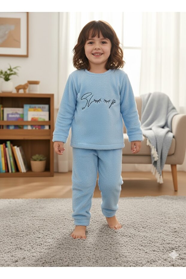 ÇOCUK POLAR PİJAMA TAKIM - 1