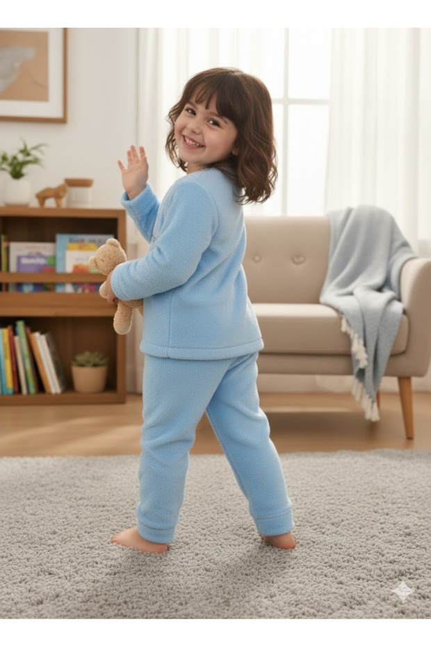 ÇOCUK POLAR PİJAMA TAKIM - 3