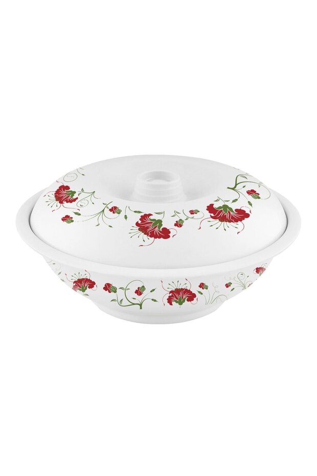 RIM 10" CASSEROLE W/COVER REDWOOD