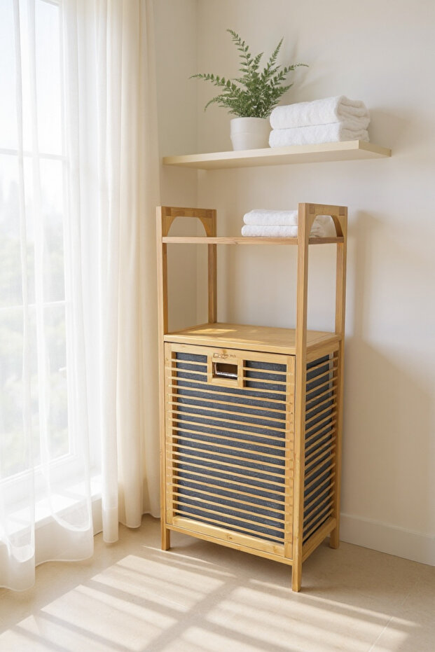 BAMBU ÇAMAŞIR SEPETİ - 5