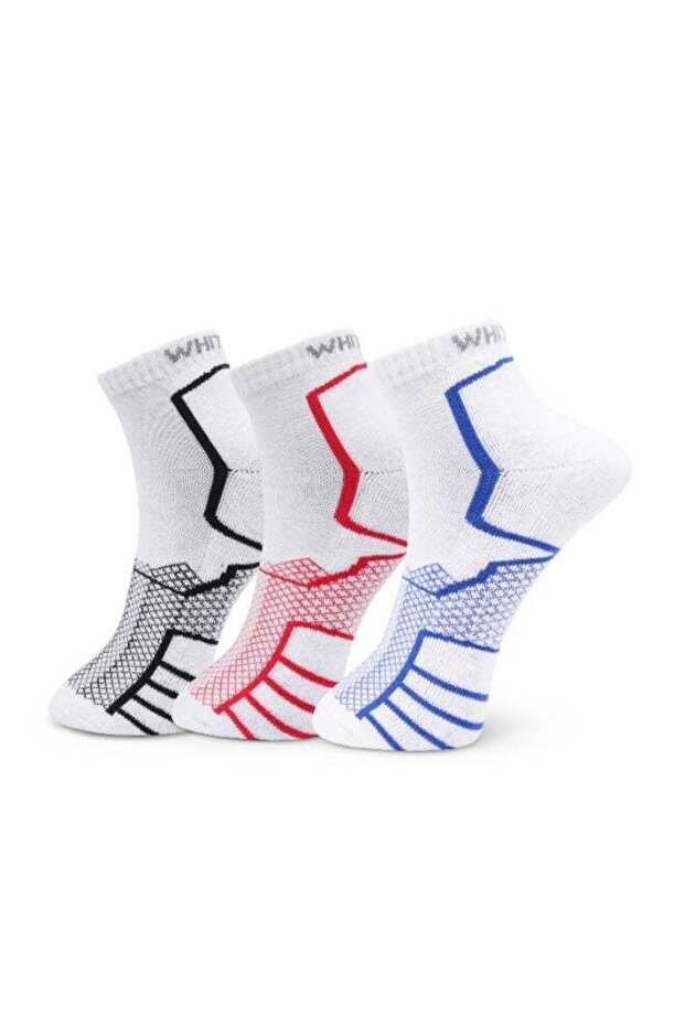 Ankle Socks 3 Pack – Half-Terry Men's Ankle Socks, White