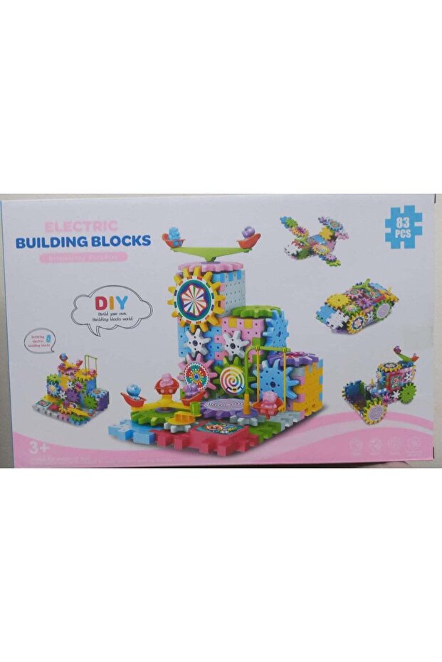 Children's Electric Gear Building Blocks (83 PCS)