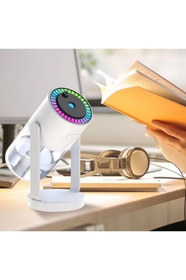 مرطب هواء USB يهتز على شكل سماء مرصعة بالنجوم، موزع روائح عطرية صامت لسطح المكتب، - 3