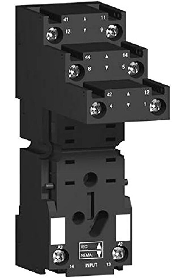 RXZE2S108M 8-Pin Zelio Relay Socket Base 12A DIN Rail
