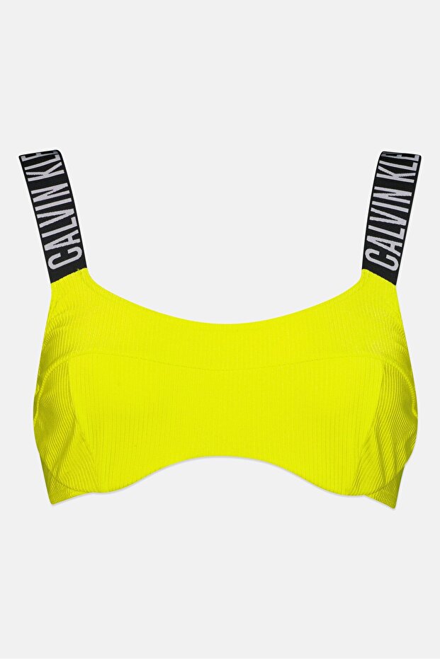 Women Ribbed Underwired Bralette, Lemonade