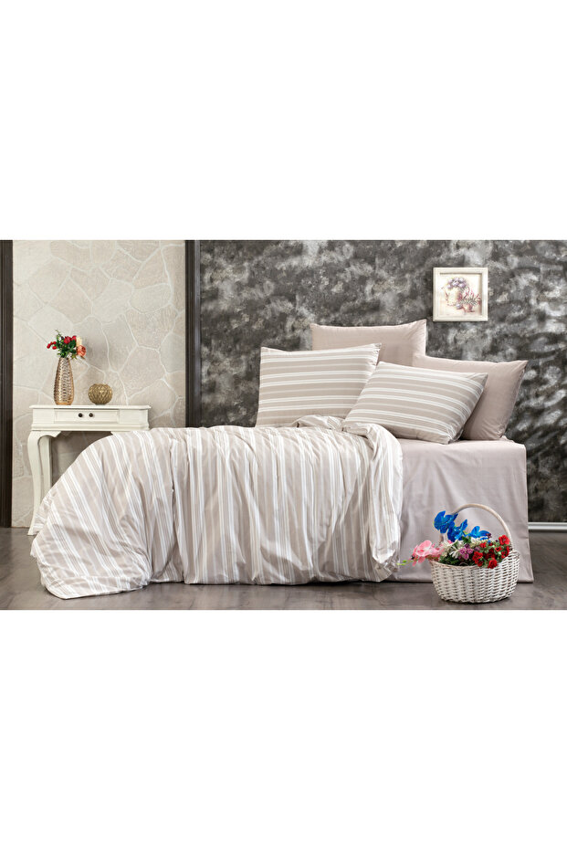 100% Cotton 59 Threads Reinforced Single Bedding Cover (the Package Contents Only the Bedding!)