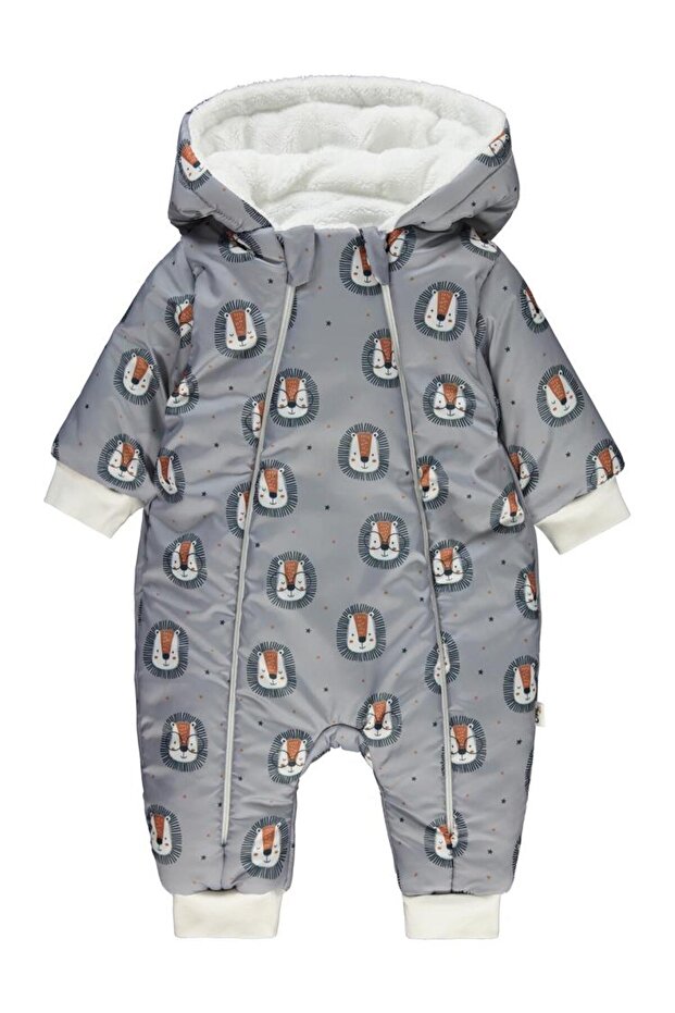 Tiger Printed 6-18 Months Astronaut - Gray 18-24 Months