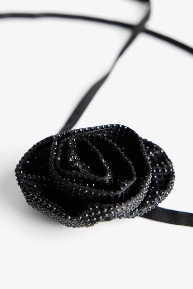 Pembe simli choker kolye - 3