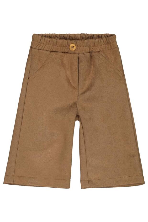Suede 6-18 Months Pants - Beige
