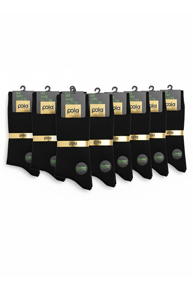 8-Piece Men's Medium Thickness 4 Season Bamboo Fabric Anti-Sweat Comfortable Socks