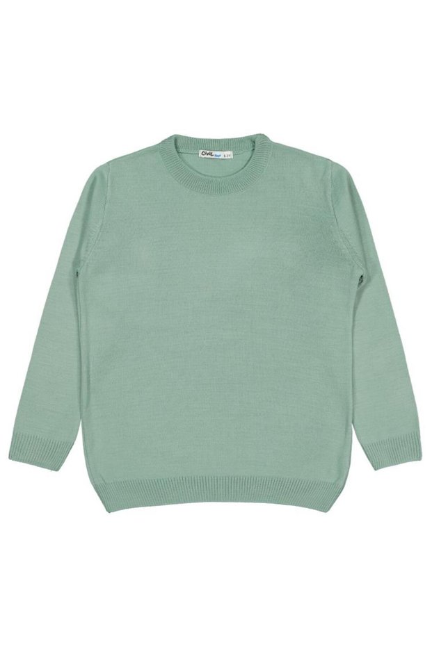 Basic 6-9 Years Old Sweater - Green 7-8 Years Old