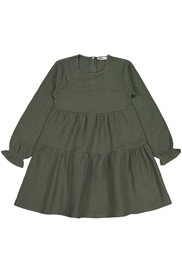 Kat Kat 6-9 Years Old Dress - Khaki 7-8 Years Old