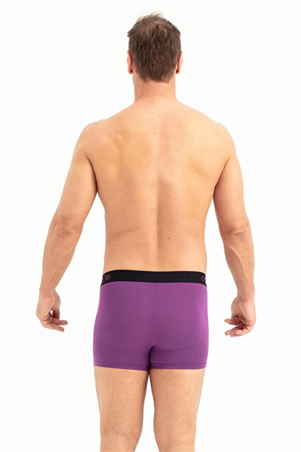 Erkek Mor Modal Boxer - 4
