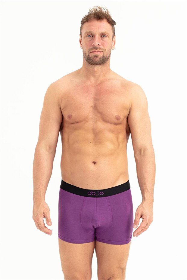 Erkek Mor Modal Boxer - 1