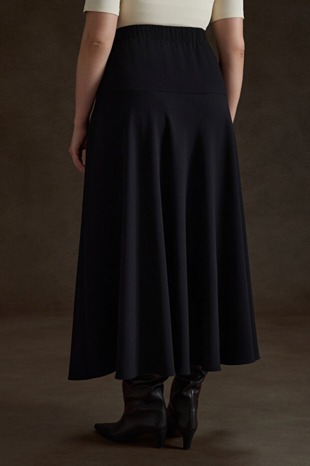 Beli Lastikli Etek - 6