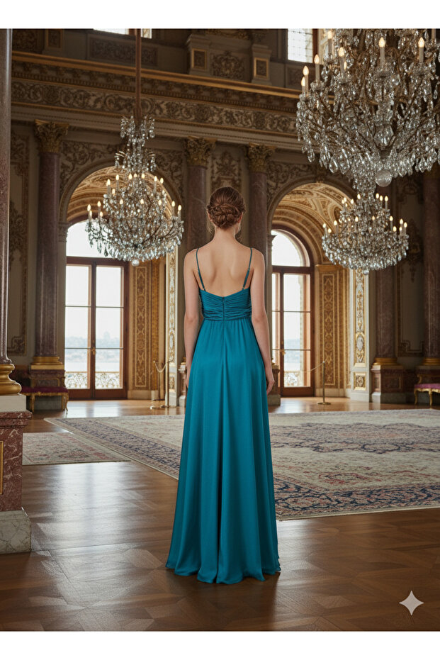 ŞİFON ABİYE ELBİSE - 2