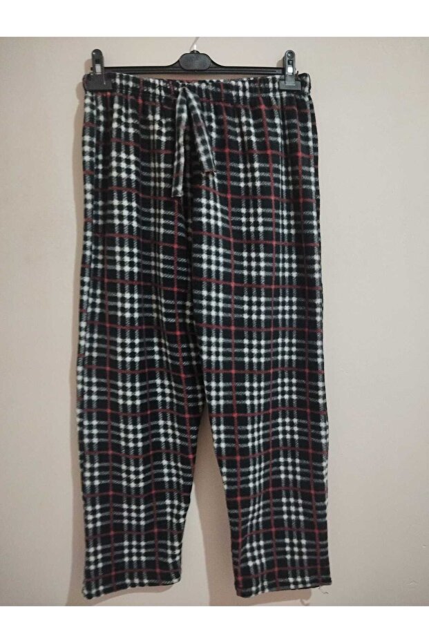 Very Thick, Winter, High Waist, Elastic Fleece, Home Pants