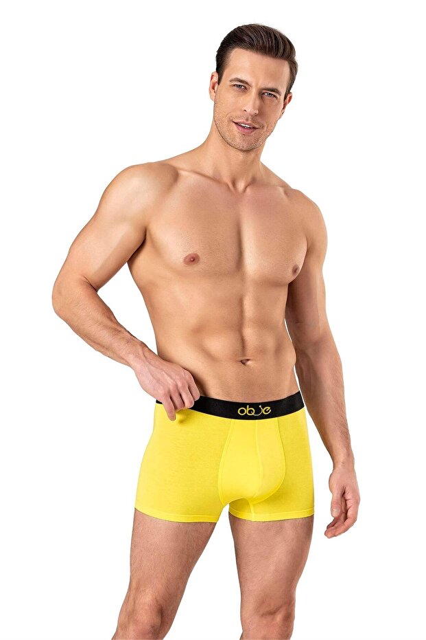 Erkek Sarı Modal Boxer - 1