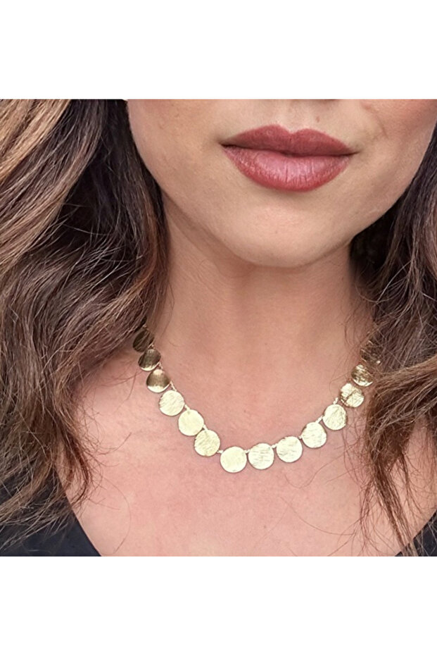 Tasarım Pullu Kolye - 1