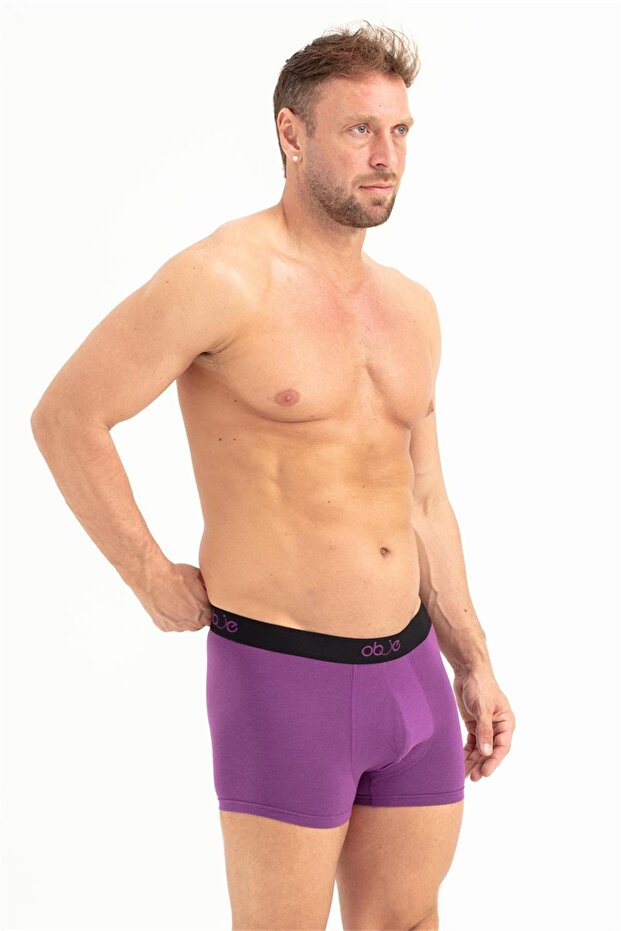 Erkek Mor Modal Boxer - 2