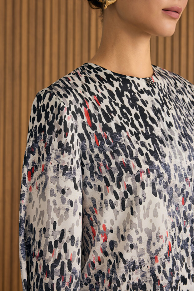 Leopar Desenli Tunik - 3