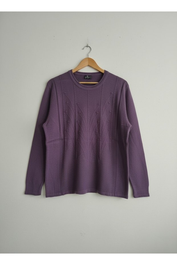 Mother & Women's Casual Knit Sweater – Simple Crew Neck, Regular Fit