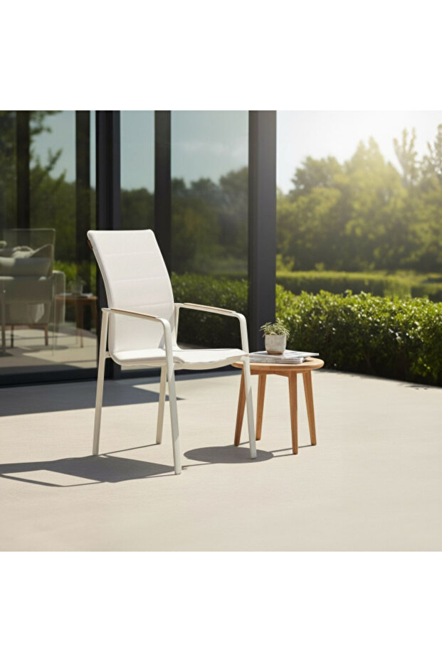 كرسي حديقة بتصميم أنيق وقابل للتكديس من Diese - 2