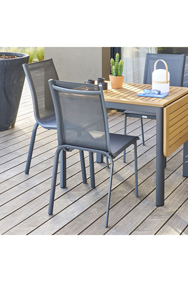 كرسي حديقة قابل للتكديس بدون مساند للذراعين من Axant - 3