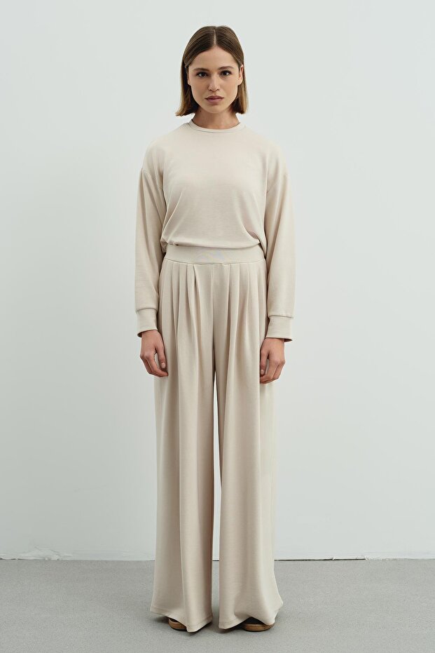 Pure Touch Basic Sweatshirt CC7005 Bej - 7