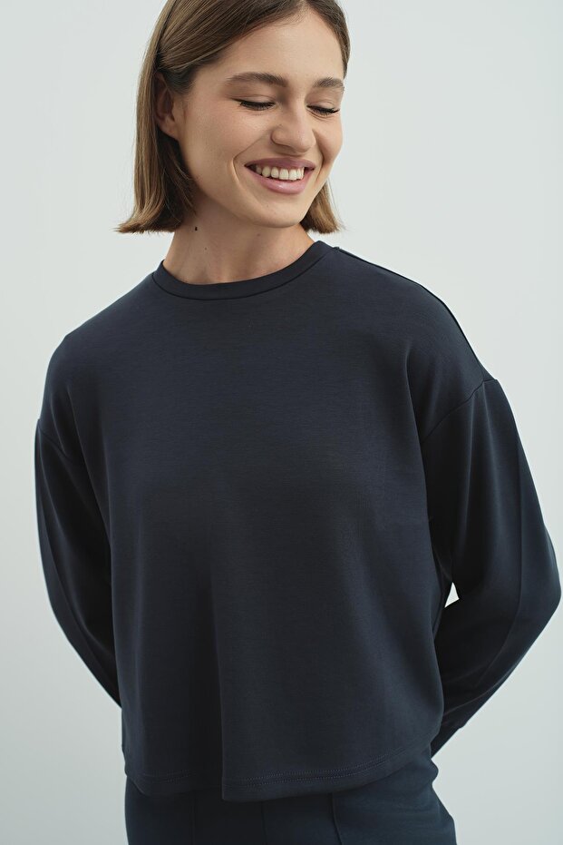 Pure Touch Basic Sweatshirt CC7005 Füme - 4