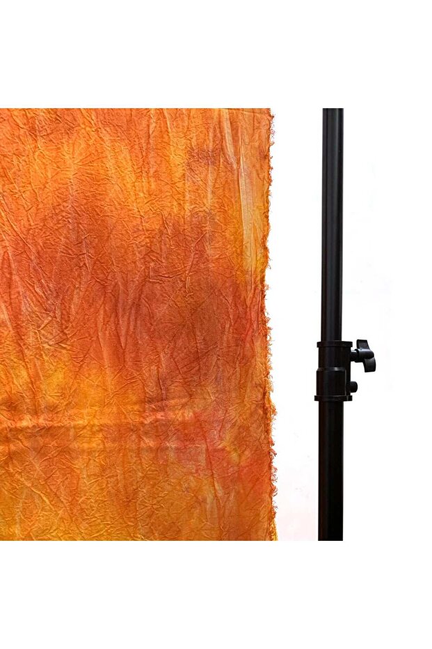 Studio backdrop canvas 3x6m tie dye orange