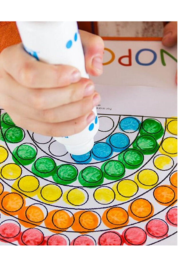 أقلام تحديد نقطية 3 قطع قابلة للغسل - 3