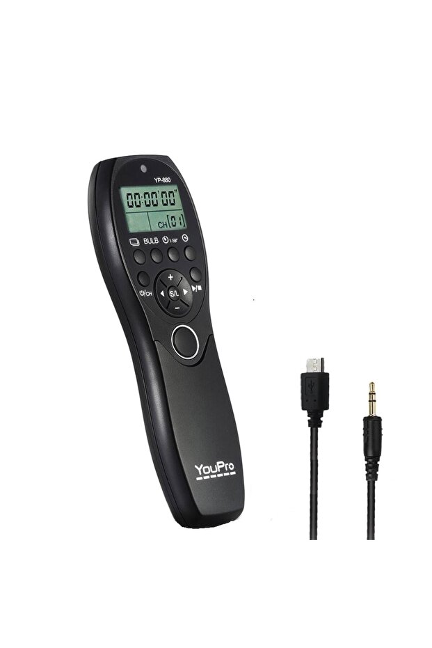 YP880/E2 intervalometer remote control compatible with Fujifilm - 1