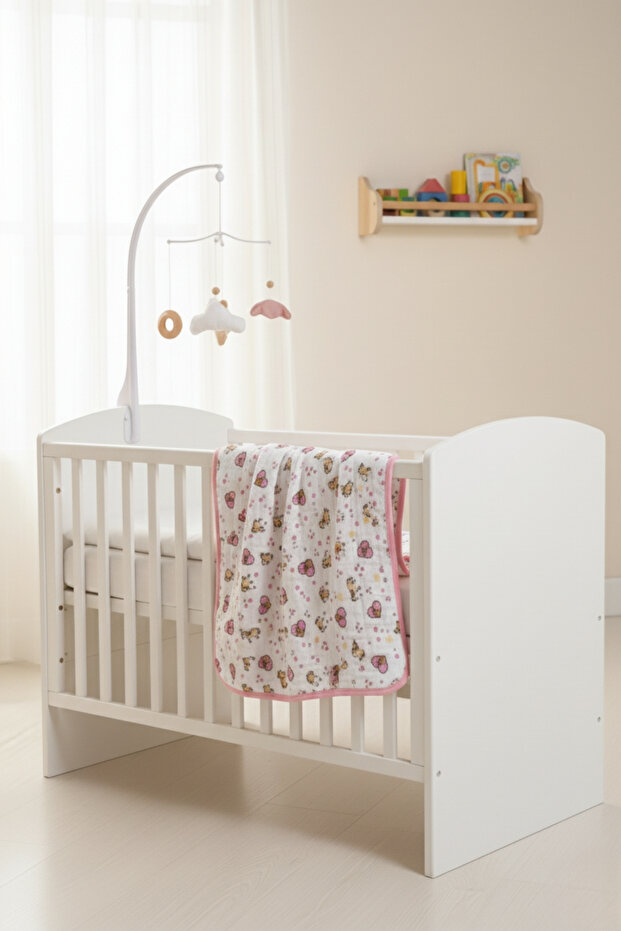 Muslin Baby Blanket - Multi-Purpose Cotton Muslin Blanket, 100% Cotton 4 Seasons Cloth Patterned Blanket