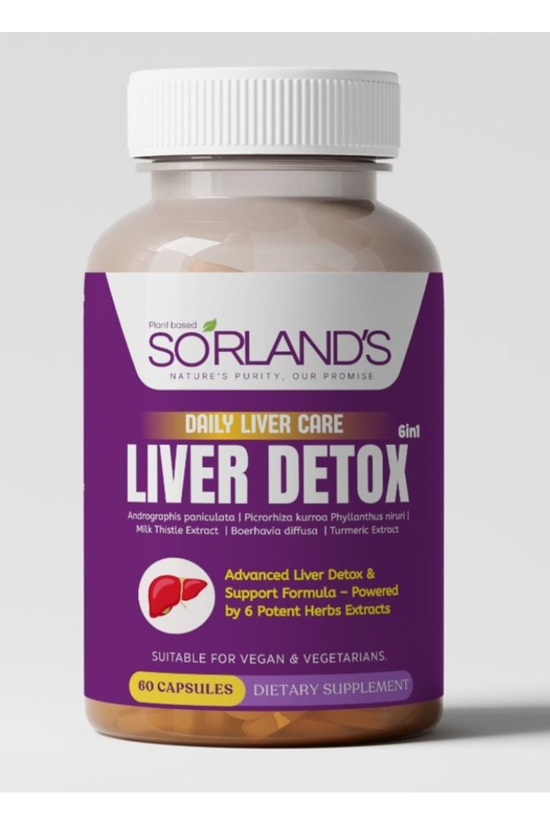 Liver Detox 60 Vegan Capsules | Advanced Liver Support & Detox Formula | Fatty Liver Care