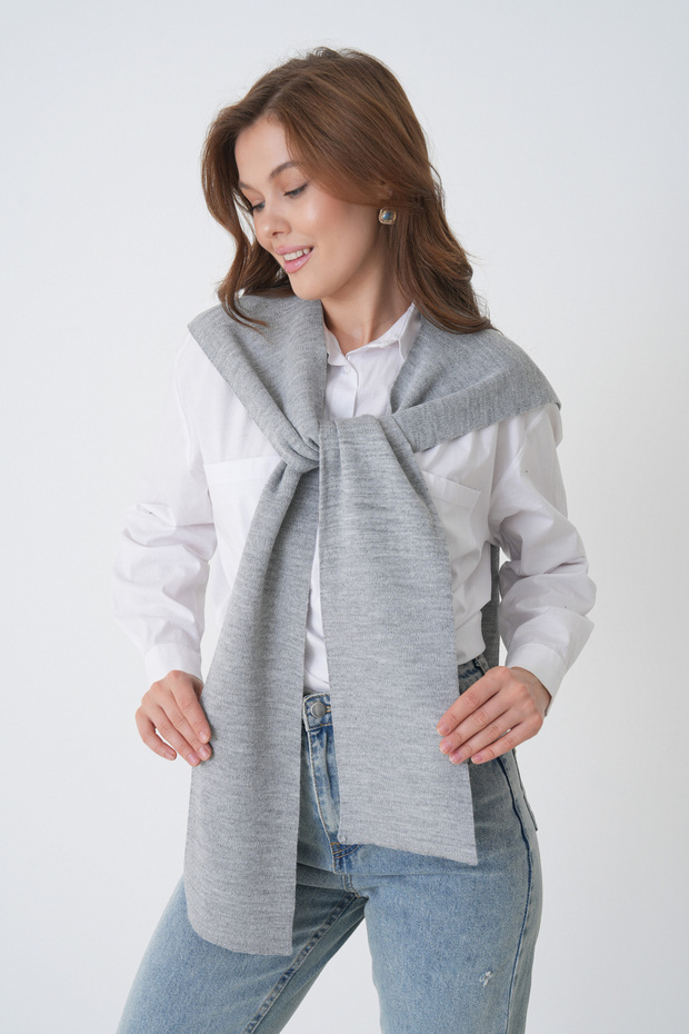 Women's Knitwear Shoulder Shawl - Soft Acrylic Comfortable -Mg007