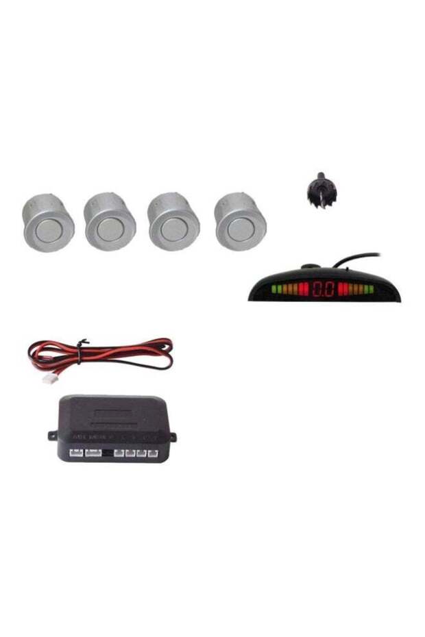Visual Backup Radar System with 4 Parking Sensors for Cars - 1