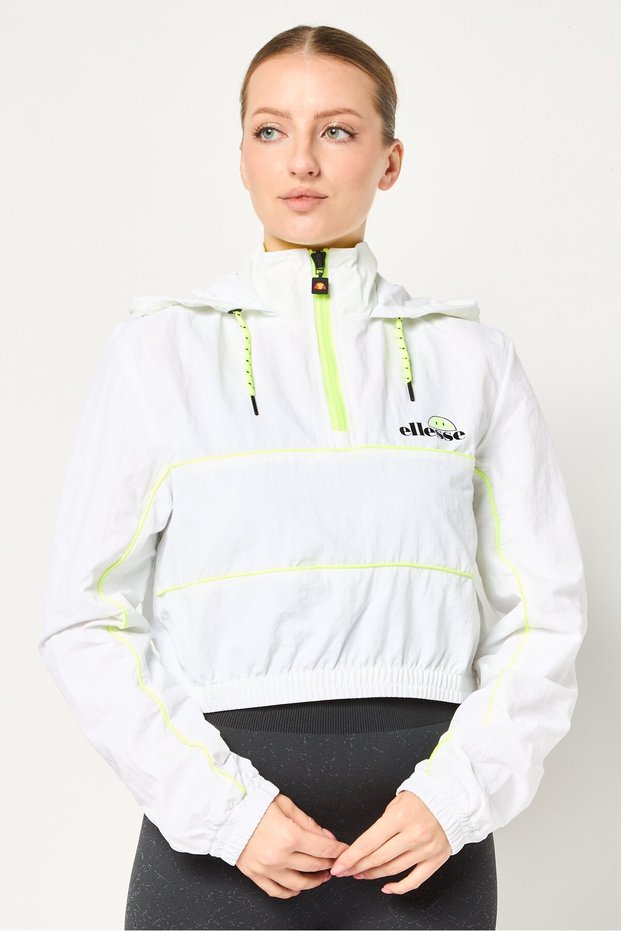 Smiley x Women Sportswear Fit Long Sleeve Outdoor Jacket, White