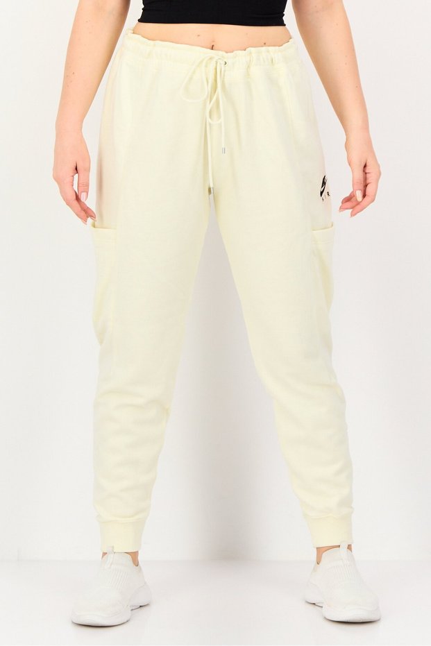 Women Sportswear Fit Outdoor Sweatpants, Off White
