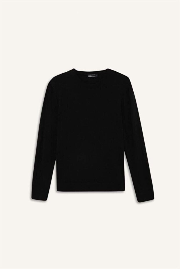 Regular Fit Bisiklet Yaka Yün Kazak (25 WN) - 7