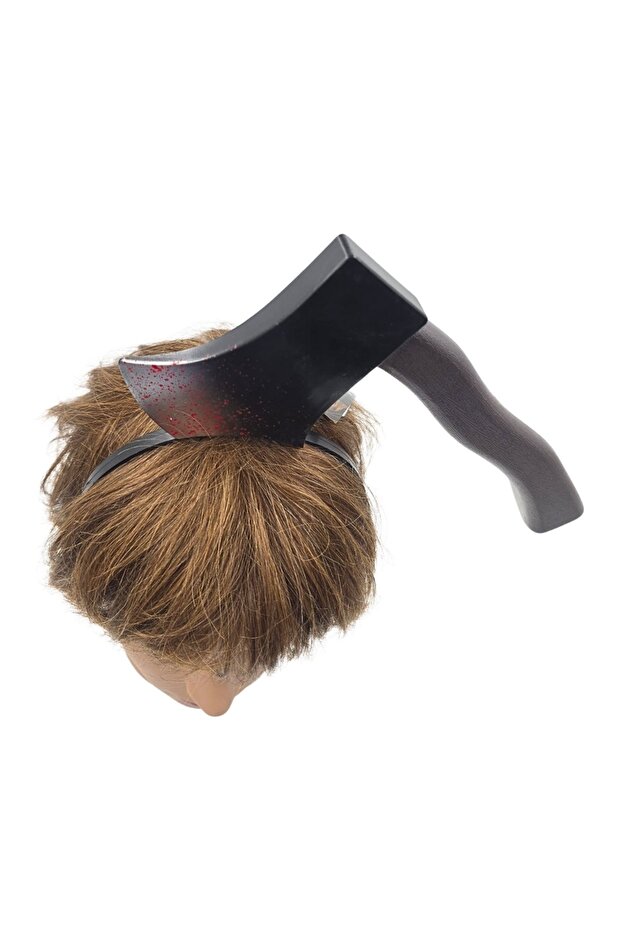 Halloween wreath, axe head pattern, - 1