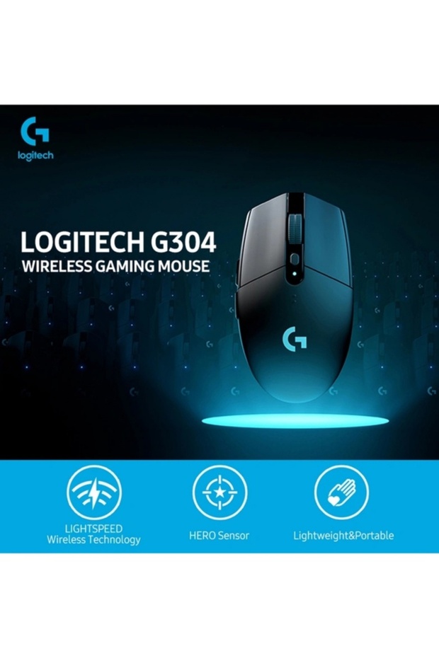 G304 Lightspeed Wireless Gaming Mouse Black - 7